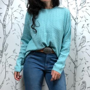 NWT vintage Y2K Pendleton 100% cashmere cable knit